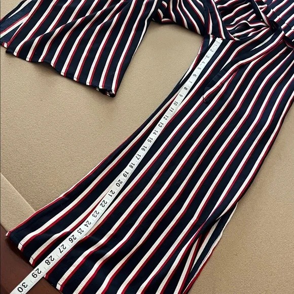 Monteau Sleeveless Striped Jumpsuit- S - Picture 7 of 10